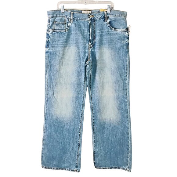 Aeropostale Other - Aeropostale Mens Benton Bootcut Jeans 36/30 Light Wash Sit At Waist Loose Thigh